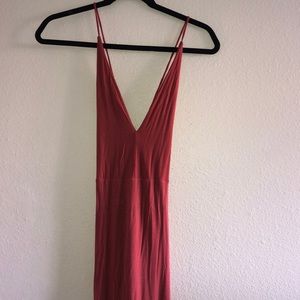 Strappy maxi dress with low back